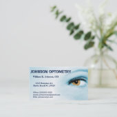 検眼医/検眼業務カード 名刺 (スタンド正面)