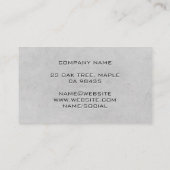 検眼医 | 目を閉じる 名刺 (裏面)