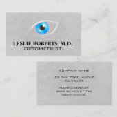 検眼医 | 目を閉じる 名刺 (正面/裏面)