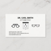 検眼医 | 眼科検査表 | 視気に 予約カード (裏面)