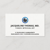 検眼医 | 眼科検査 | アイアイコン 予約カード (裏面)