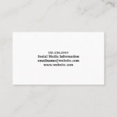 検眼医 | 眼科検案者 名刺 (裏面)