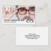 検眼医 | 眼科検案者 名刺 (正面/裏面)