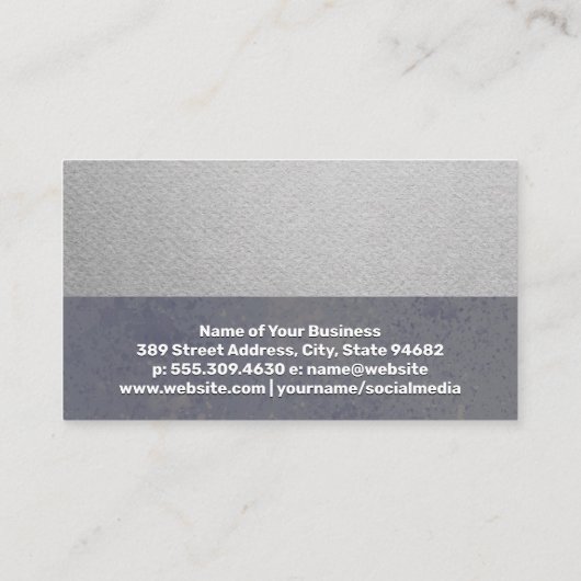 検眼医 | Farsight Nearsightアイコン 名刺 (裏面)