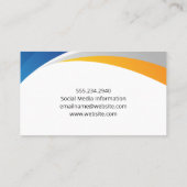 検眼医 | Phoropter機器 |ヘルス 名刺 (裏面)