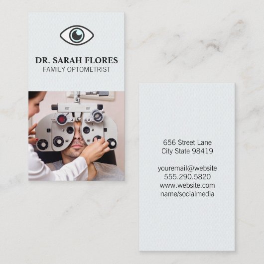 検眼医 | Phoropter機器 名刺 (正面/裏面)