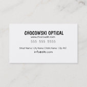 検眼専門業者名刺 名刺 (裏面)