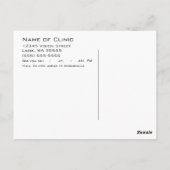 検眼検査アポイントメント ポストカード (裏面)