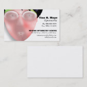 検眼検査用眼鏡の名刺 名刺 (正面/裏面)