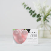 検眼検査用眼鏡の名刺 名刺 (スタンド正面)