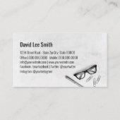 検眼用センターグラス 名刺 (裏面)