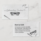 検眼用センターグラス 名刺 (正面/裏面)