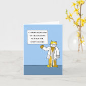 検眼科卒業、おめでとう カード (黄色い花)