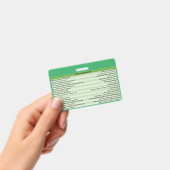 検眼薬用バスペインのッジ バッジ (手持ち)