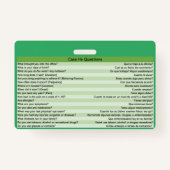 検眼薬用バスペインのッジ バッジ (正面)