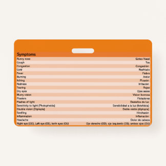 検眼薬用バスペインのッジ バッジ