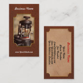 検眼 – レンズ切断機 名刺 (正面/裏面)