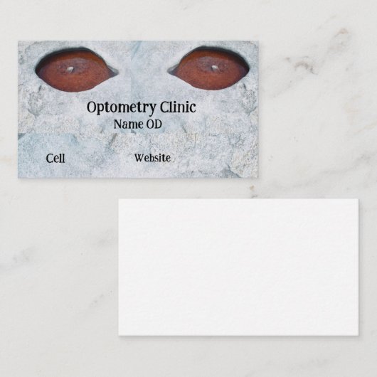 検眼 名刺 (正面/裏面)