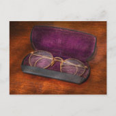 検眼 – 誰か私の眼鏡を見たか ポストカード (正面)