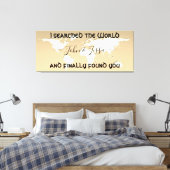 検索したワールドと見つパーソナライズされたかった結婚か キャンバスプリント (インサイチュ (寝室))