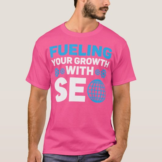 検索エンジン最適化 Seo マーケティング求人 Tシャツ (正面)