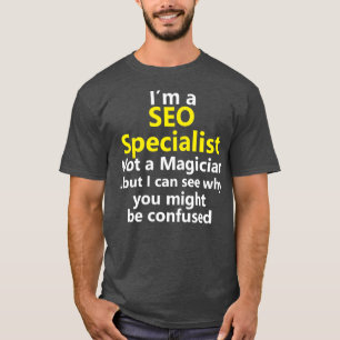 検索エンジンSEOスペシャリストジョブオンラインデジタル Tシャツ