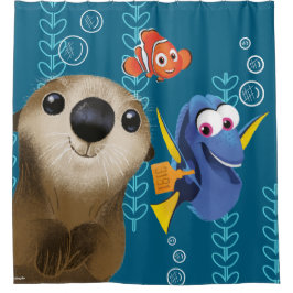検索メモリ | Nemo、Dory & Otter シャワーカーテン