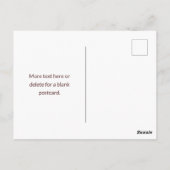 検索モダン名モノグラムの前 | マルーンレッド ポストカード (裏面)