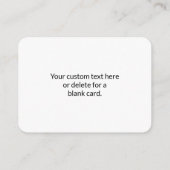 検索モダン名モノグラムの前 | 黒い灰色の白 エンクロージャーカード (裏面)