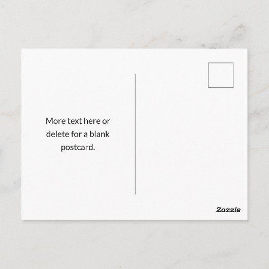 検索モダン名モノグラムの前 | 黒い灰色の白 ポストカード (裏面)