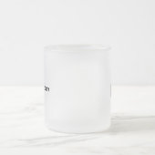 検索ロゴ フロストグラスマグカップ (中央)