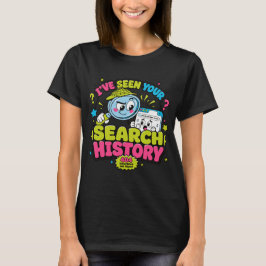 検索履歴を見てしまった面白い探偵404 Tシャツ