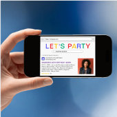 検索結果 50歳の誕生日パーティー 招待状