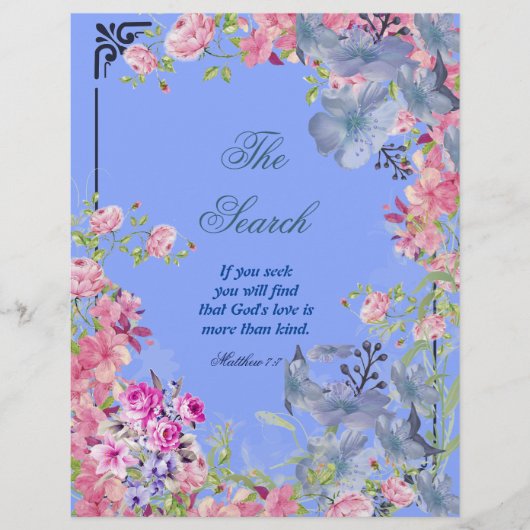 検索詩のパーソナライズされた紙 (正面)