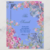 検索詩のパーソナライズされた紙 (正面/裏面)