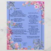 検索詩のパーソナライズされた紙 (裏面)