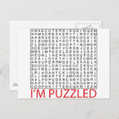 検索語パズル02 ポストカード (正面/裏面)