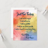 検索霊気、検索ピースウォーターカラープリント カード (正面/裏面インサイチュ)