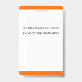 検索&レスキュー犬ID SAR K9カスタムロゴ写真 バッジ (Back)