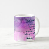 [検索]霊気、[検索] [ピースブルーパープル] [水彩] コーヒーマグカップ (正面右)