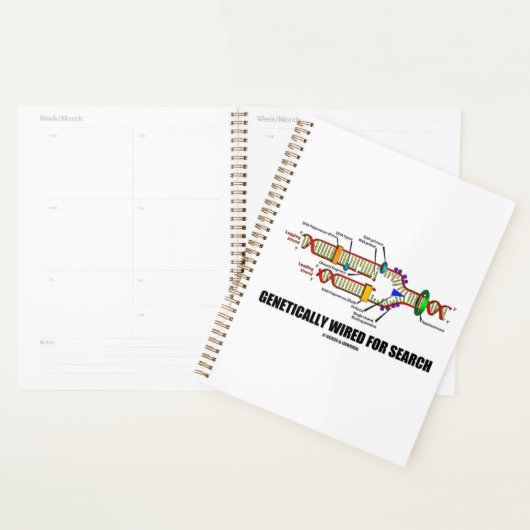 検索DNA複製ユーモアのために遺伝的に配線される プランナー手帳 (ディスプレー)