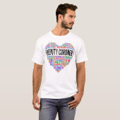 検視官代理ハート Tシャツ (正面フル)