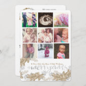 検討の年のInstagramのクリスマスカード 招待状 (正面/裏面)