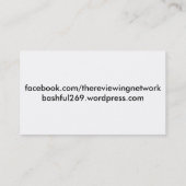 検討ネットワークの名刺 名刺 (裏面)