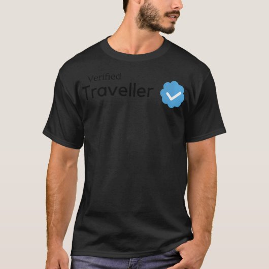 検証済み旅行者 Tシャツ (正面)