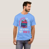 検閲された本を読む図書館司書のための本クラブ Tシャツ (正面フル)