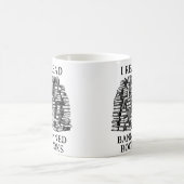 検閲された本を読む私 コーヒーマグカップ (中央)