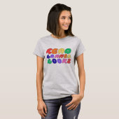 検閲された本を読む Tシャツ (正面フル)