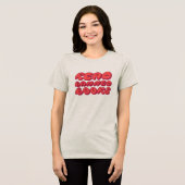 検閲された本を読もう トライブレンドTシャツ (正面全面)