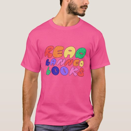 検閲された本を読もう Tシャツ (正面)